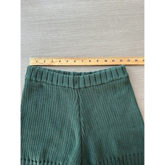 Free People Beach Sweater Knitted Shorts Forest Green S/P - Picture 5 of 7